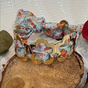 Modern Boho Floral Bracelet